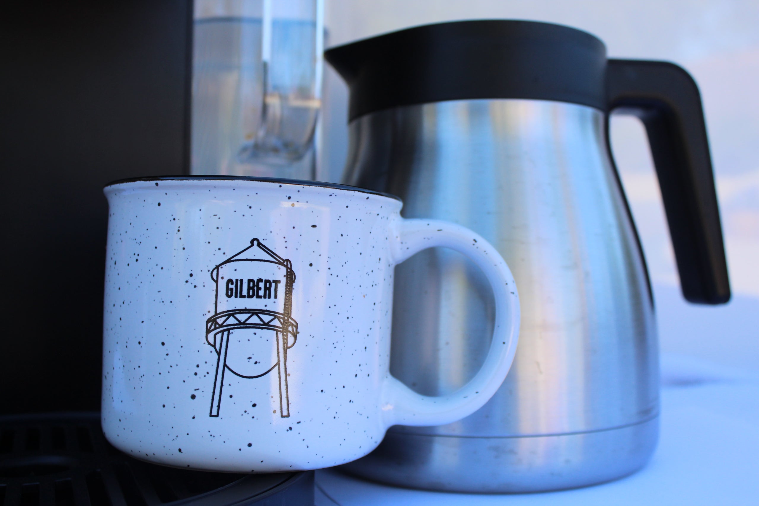 Ceramic Water Tower Coffee Mug
